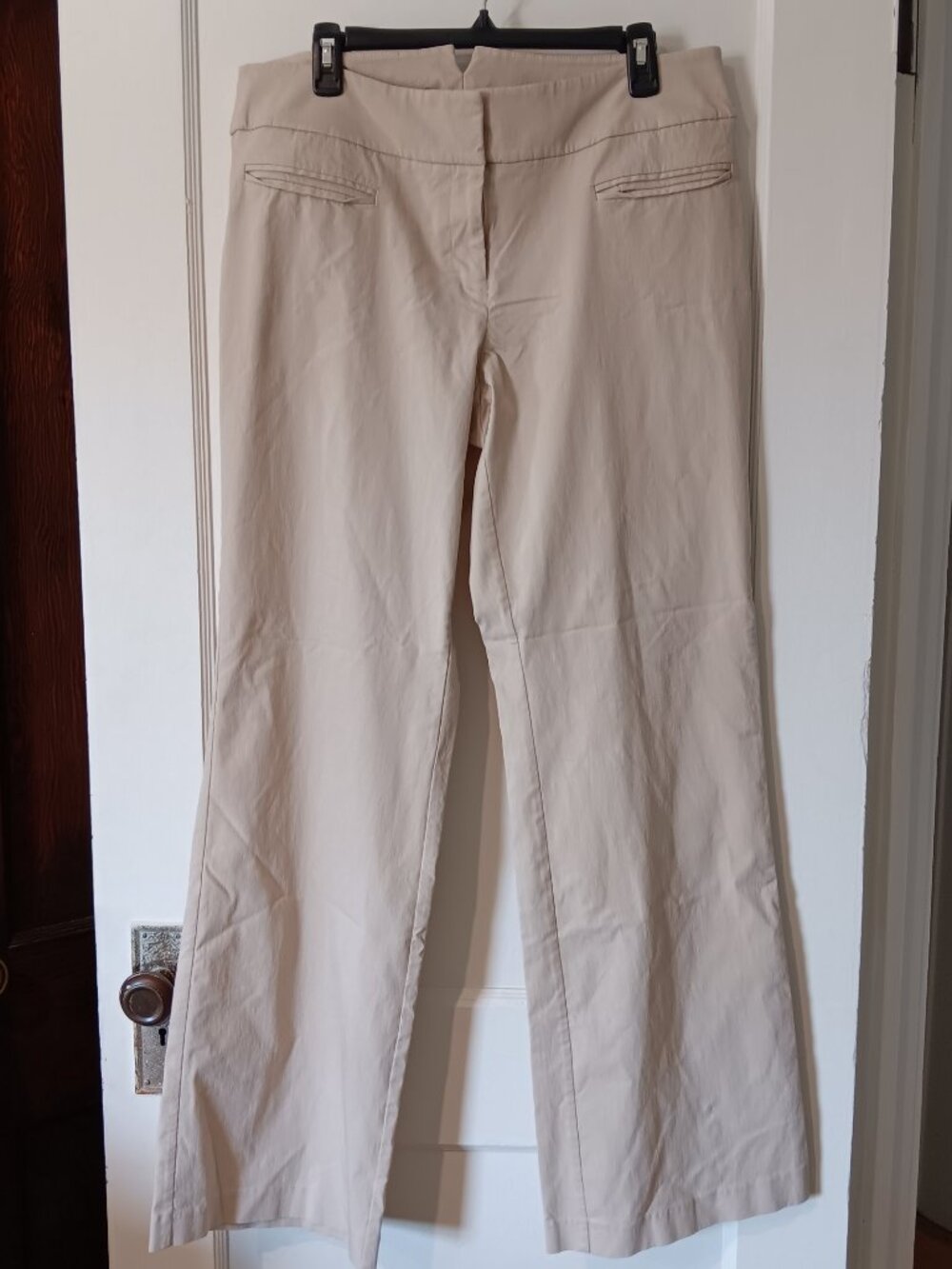 Lane Bryant Beige Wide Leg Pants